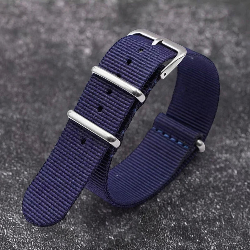 Motorola Moto Nylon Watch Band Universal Canvas Weave Wristband Loop Strap