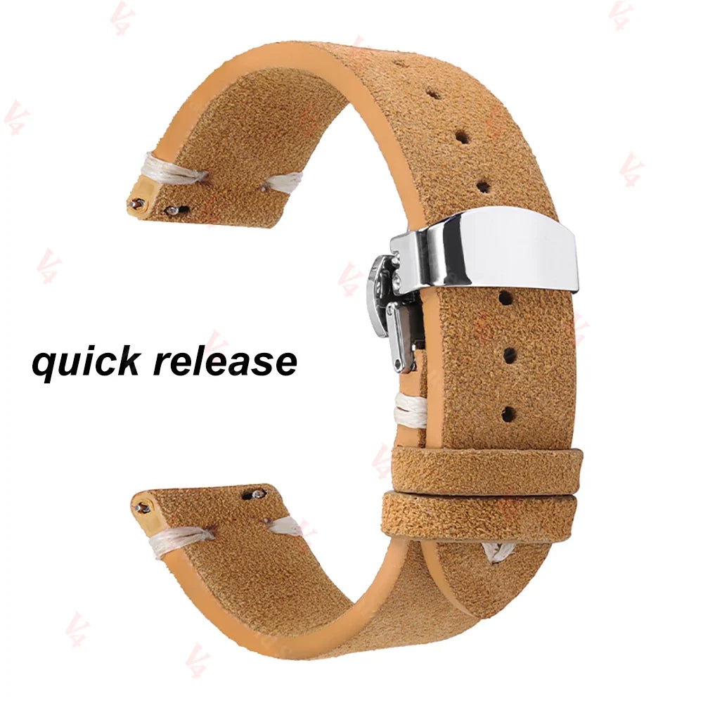 OnePlus Watch Stitched Suede Band with Butterfly Clasp