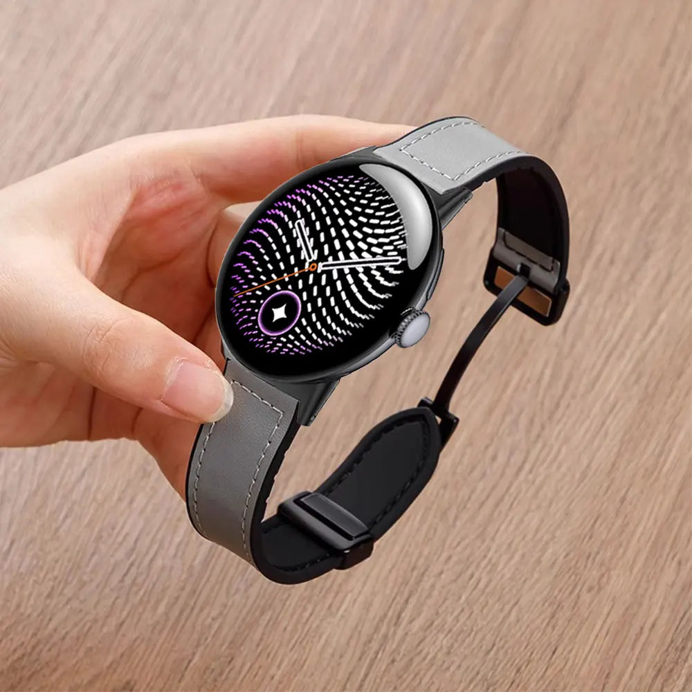 Google Pixel Watch Magnetic Leather & Silicone Band