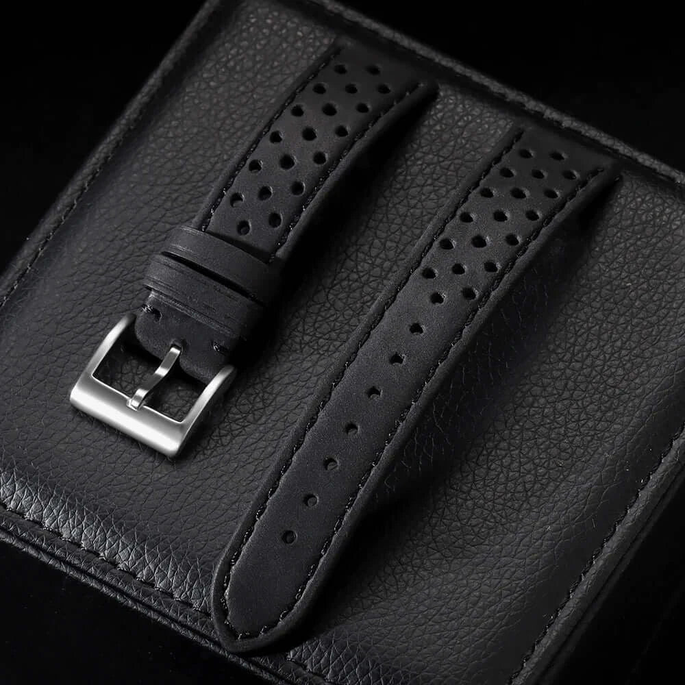 Amazfit Leather Band for Smartwatch - Vintage Calfskin Breathable Strap