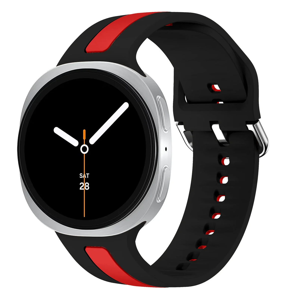 Samsung Galaxy Silicone Two-Tone Sport Watch Band - Watch8/Watch8 Classic/Watch9