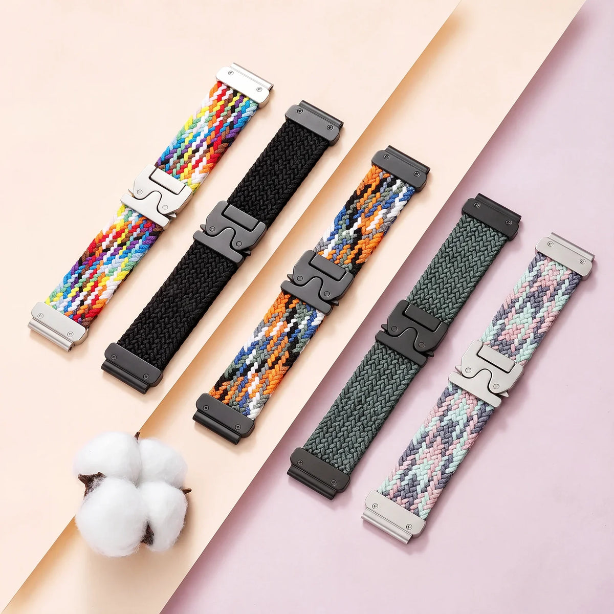 Garmin Stretch Nylon QuickFit Smartwatch Band