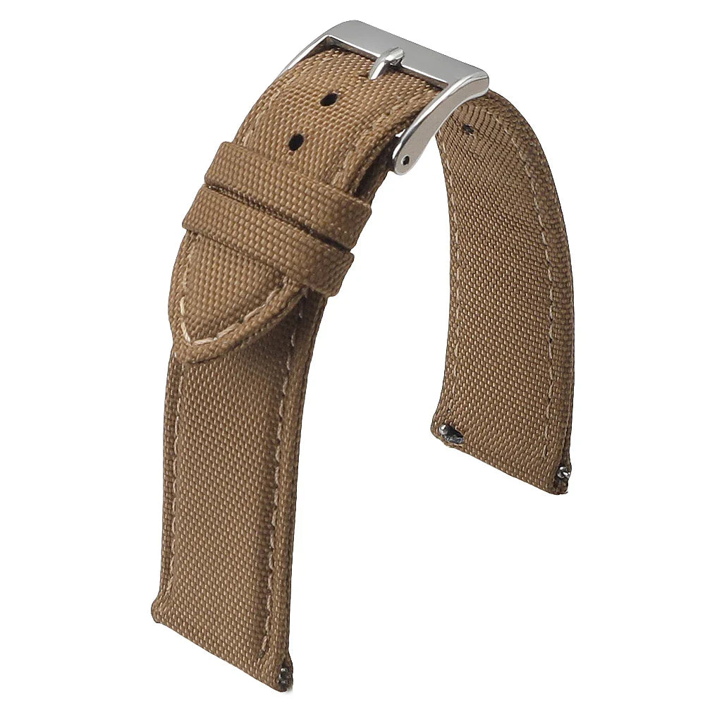 Polar Nylon Sailcloth Watch Strap Quick Release - Waterproof Unisex Band