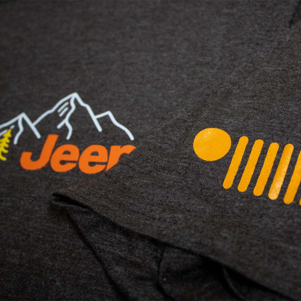 Mens Jeep® Explore The Outdoors T-Shirt - Heather Brown