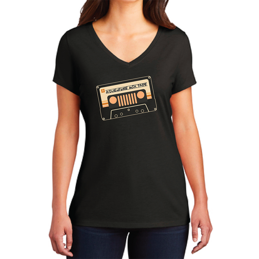 Ladies Jeep® Adventure Mixtape T-Shirt - Black