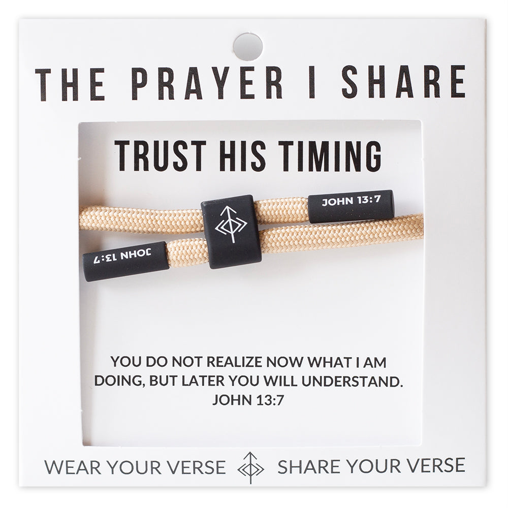 Trust His Timing, John 13:7
