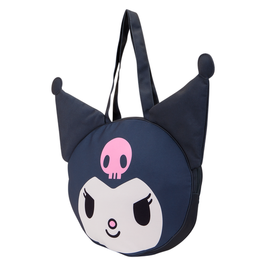 Loungefly Sanrio - Kuromi  Cosplay Canvas Oversized Crossbody Tote Bag