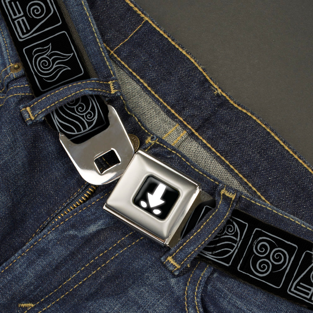 Nickelodeon Avatar Last Airbender Bending Elements Aang Seatbelt Belt