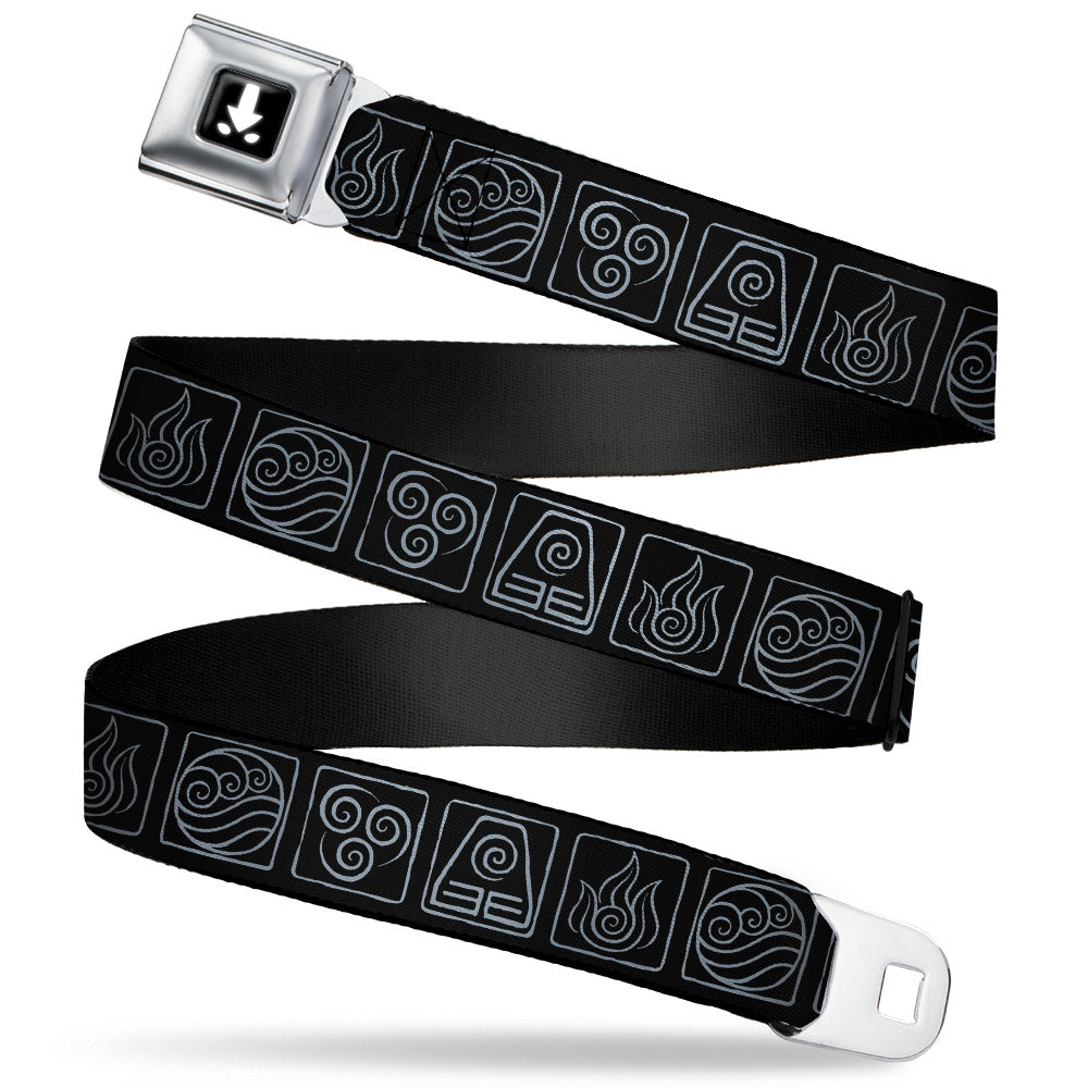 Nickelodeon Avatar Last Airbender Bending Elements Aang Seatbelt Belt