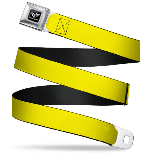 Corvette Seatbelt Belt - Yellow Webbing