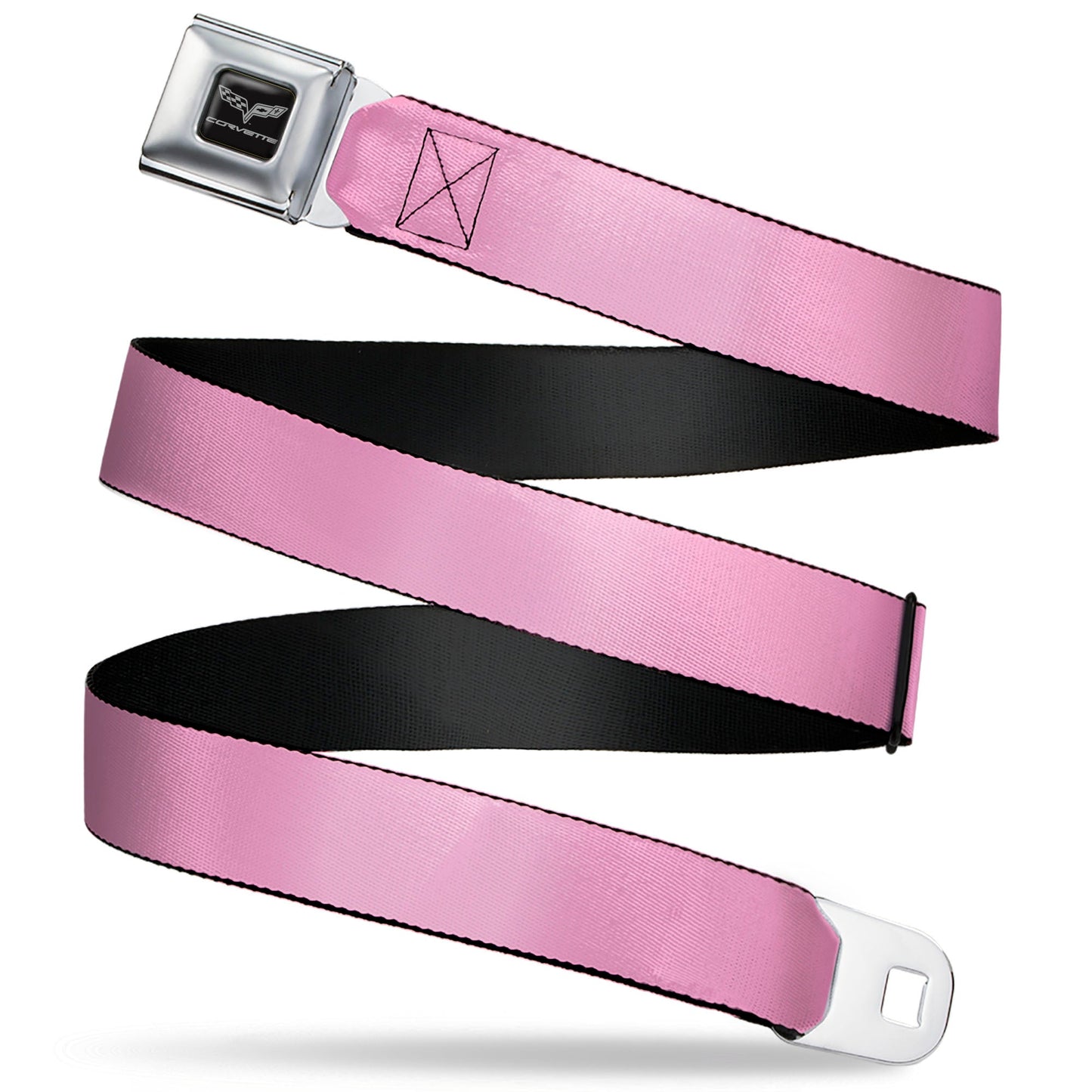 C6 Seatbelt Belt - Baby Pink Webbing