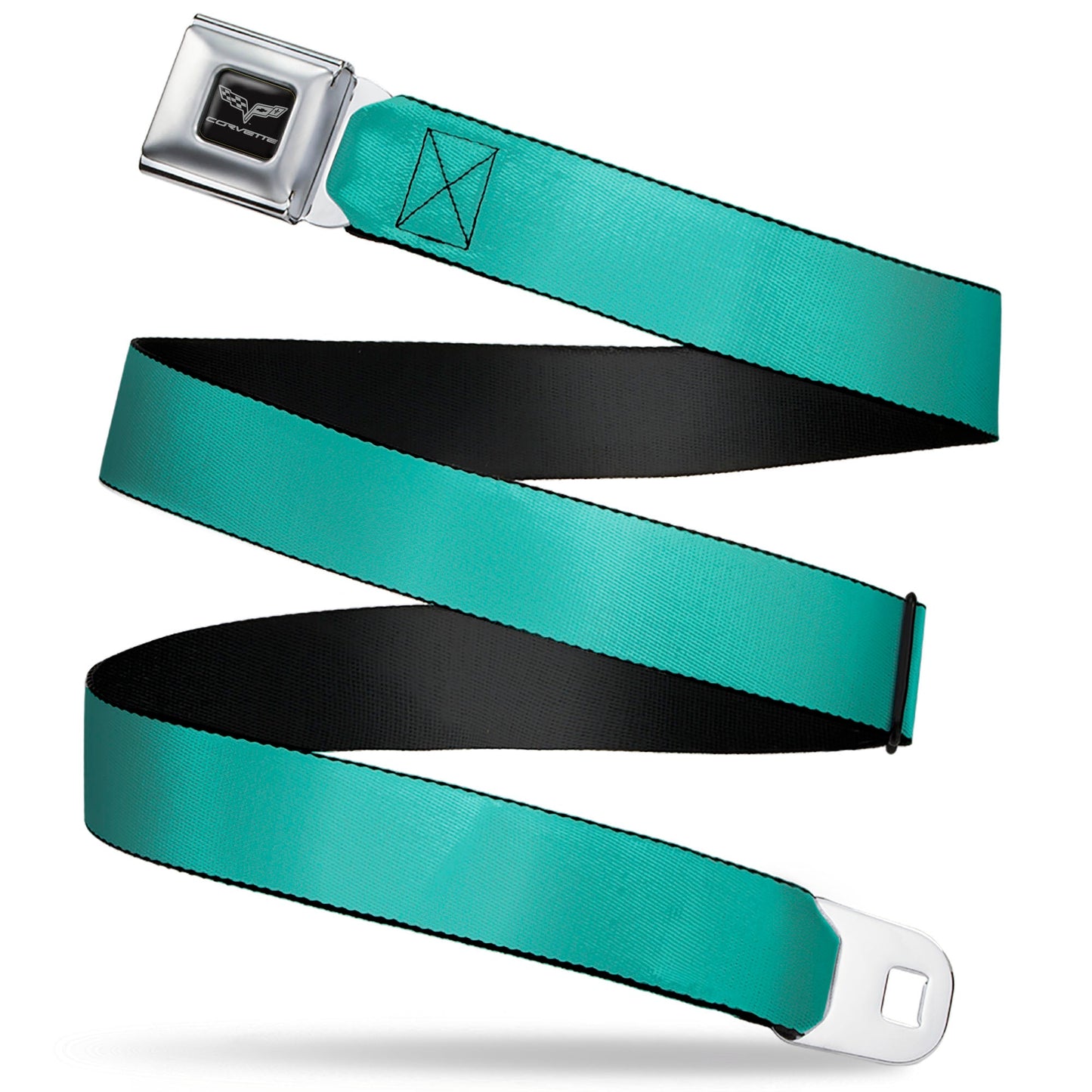 C6 Seatbelt Belt - Teal Webbing