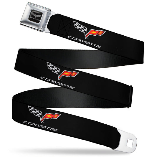 C6 Seatbelt Belt - C6 Logo REPEAT Webbing