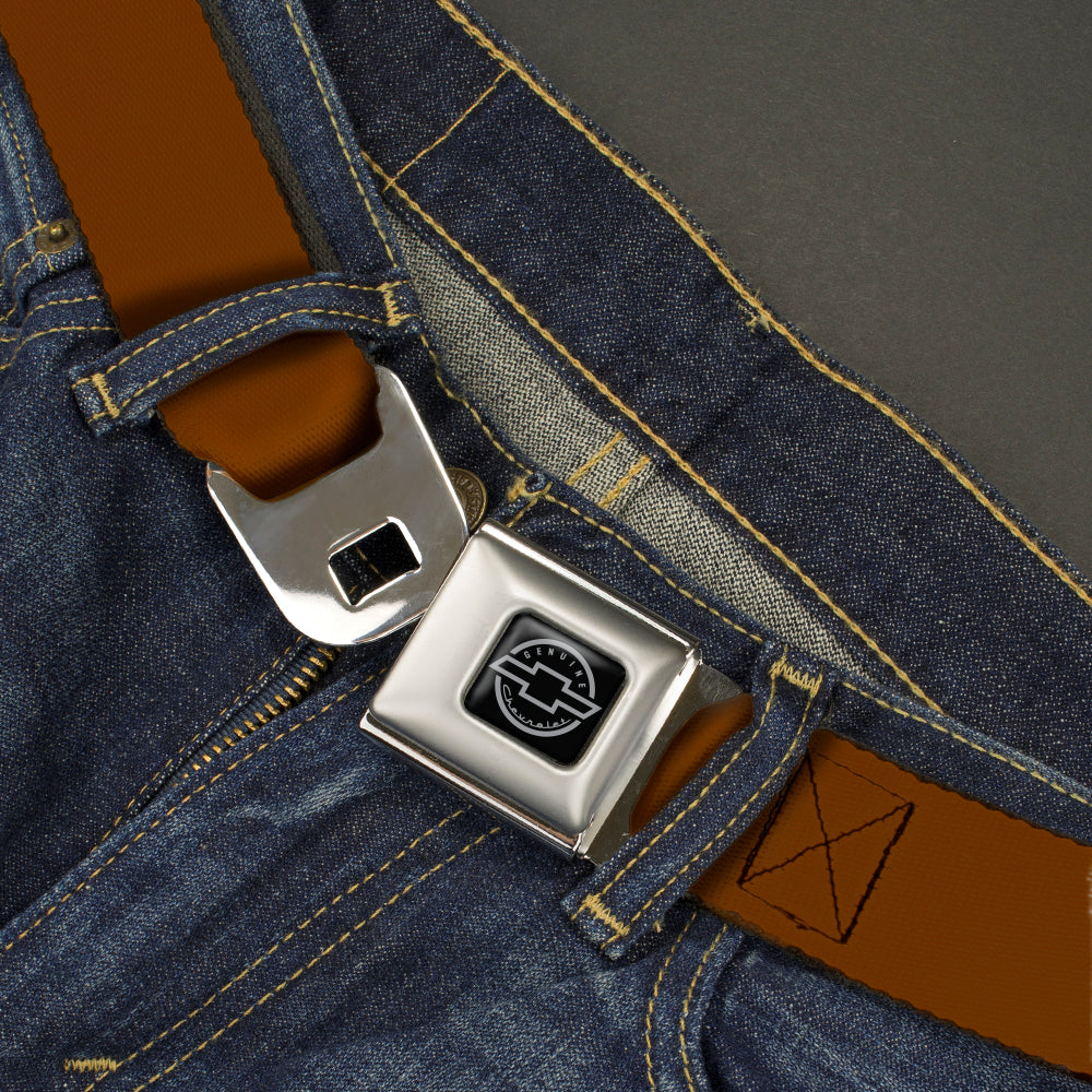 Chevy Seatbelt Belt - Brown Webbing