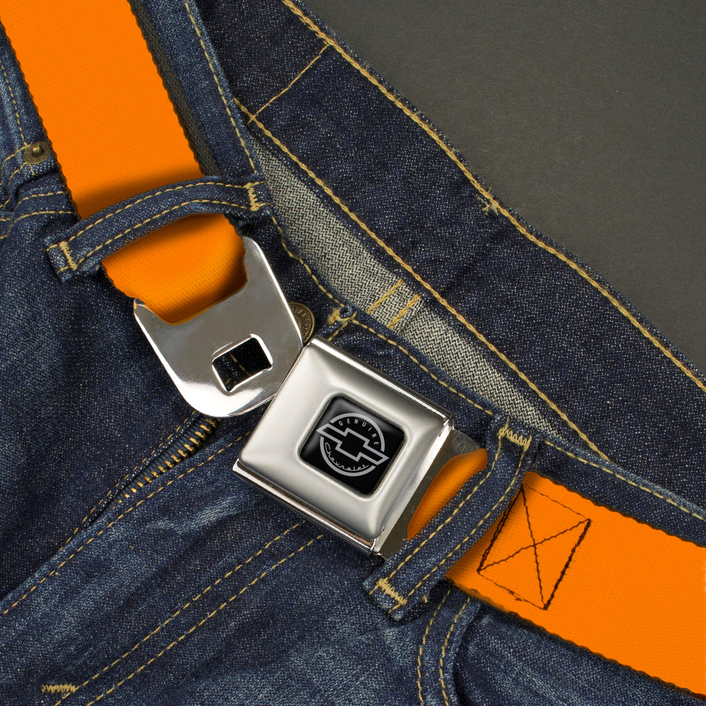 Chevy Seatbelt Belt - Orange Webbing