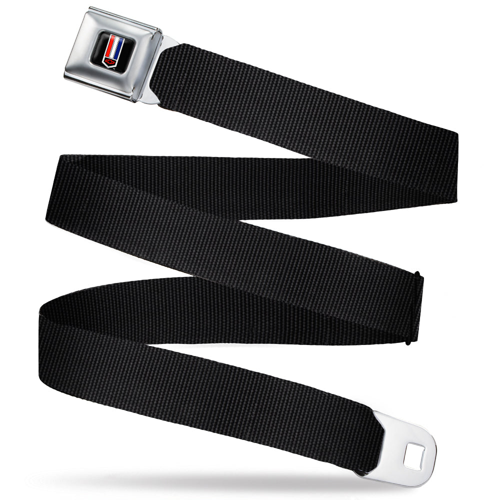 Camaro Badge Full Color - 
 Seatbelt Belt - Black Webbing