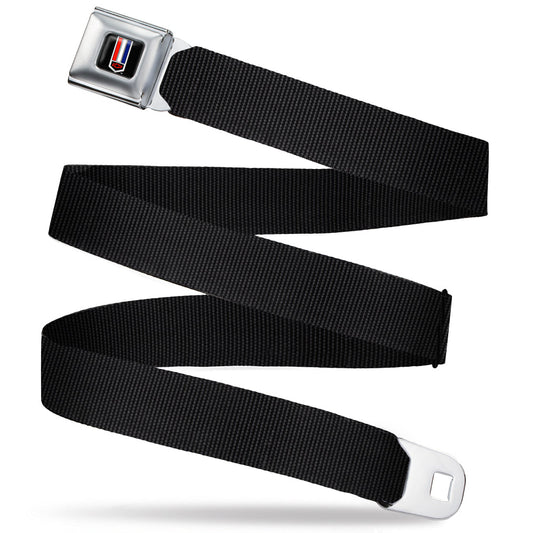 Camaro Badge Full Color - 
 Seatbelt Belt - Black Webbing