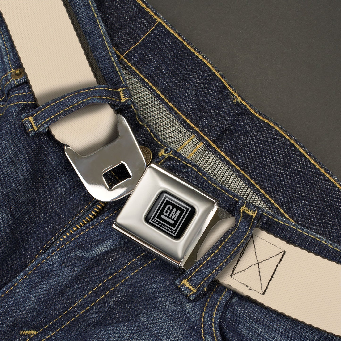 GM Seatbelt Belt - Natural Webbing