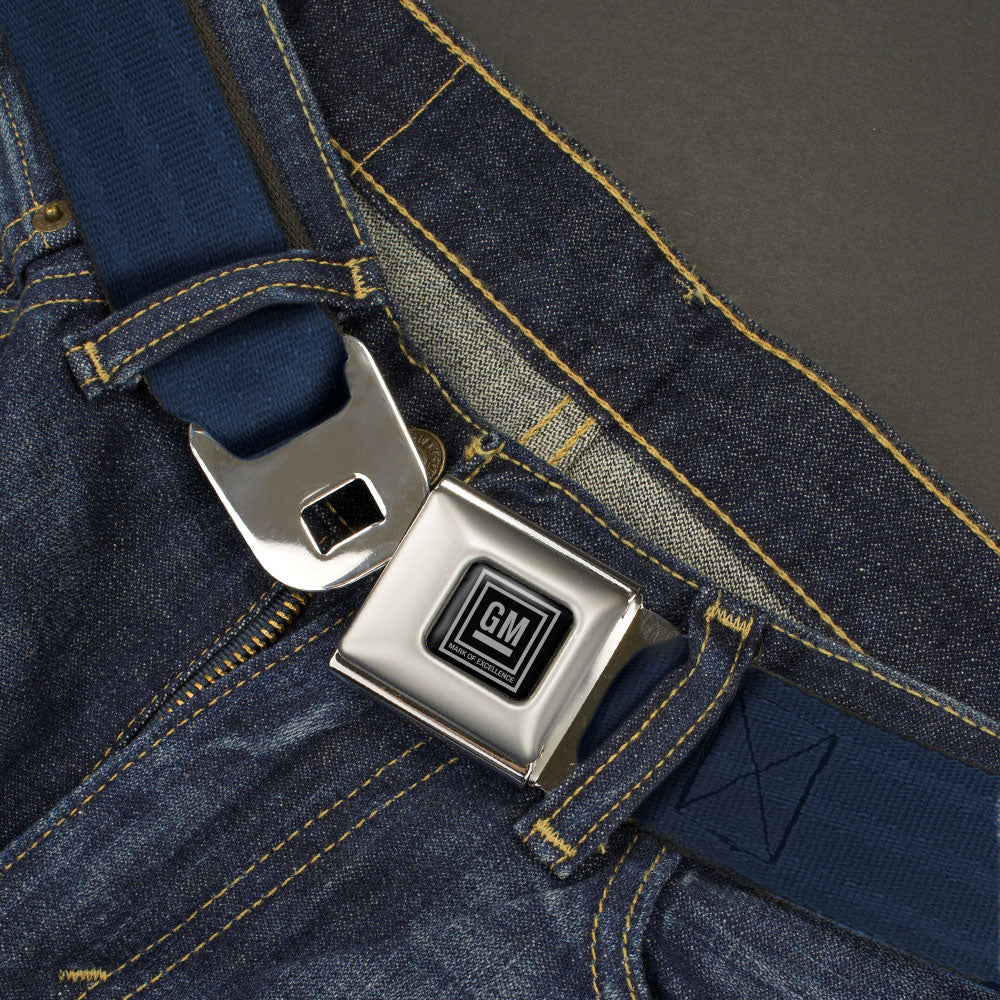 GM Seatbelt Belt - Navy Panel Webbing