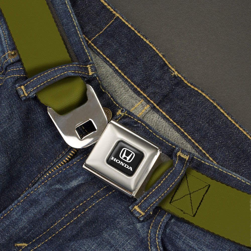Honda Seatbelt Belt - Olive Webbing