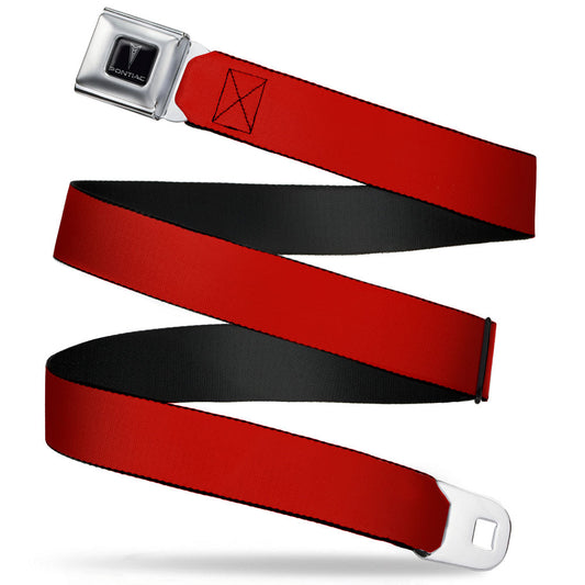 Pontiac Seatbelt Belt - Burgundy Webbing