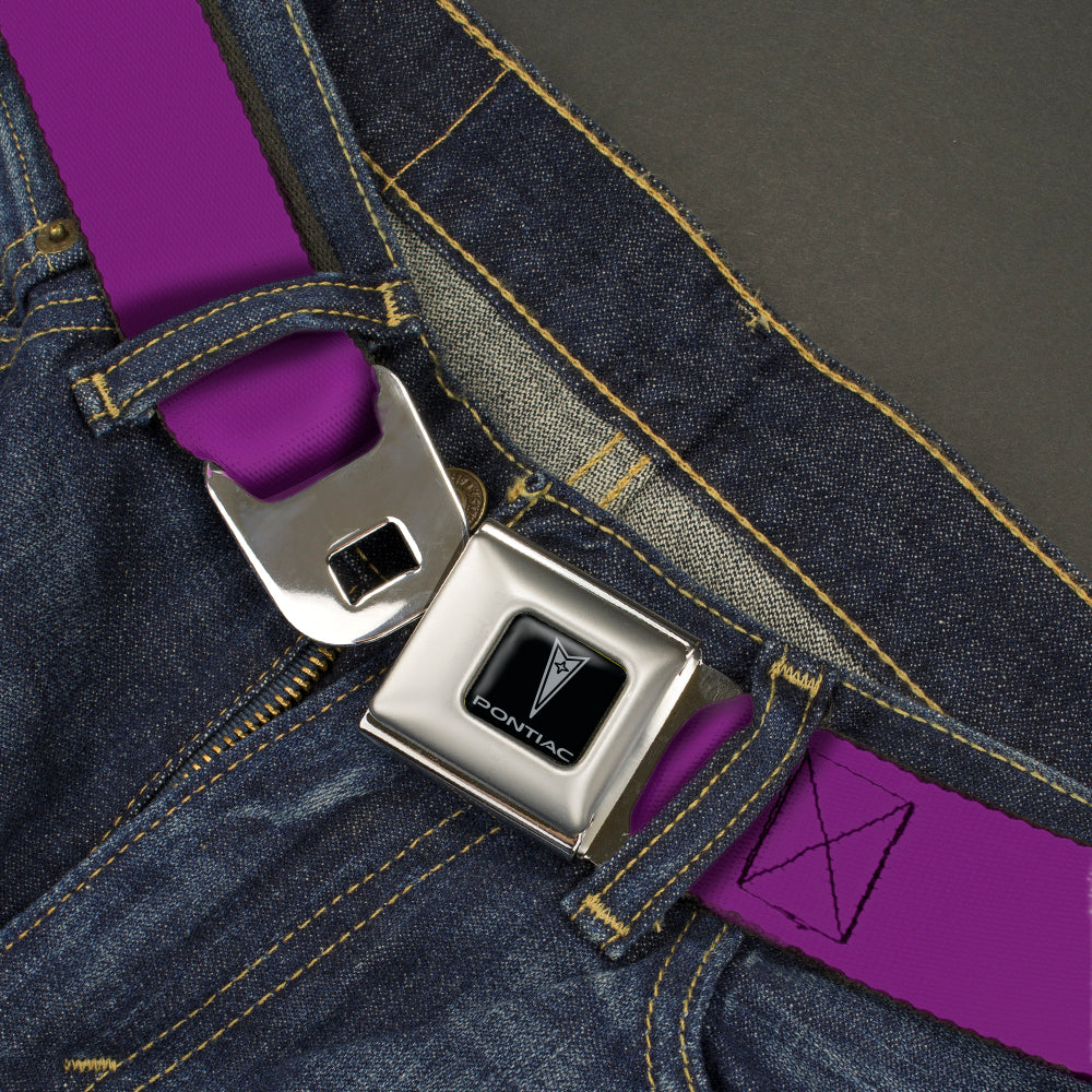 Pontiac Seatbelt Belt - Fuchsia Webbing