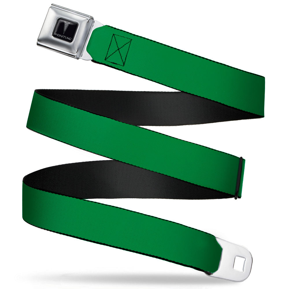 Pontiac Seatbelt Belt - Green Webbing