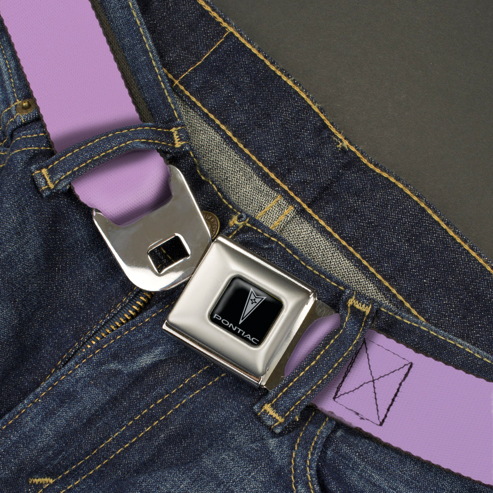 Pontiac Seatbelt Belt - Lavender Webbing