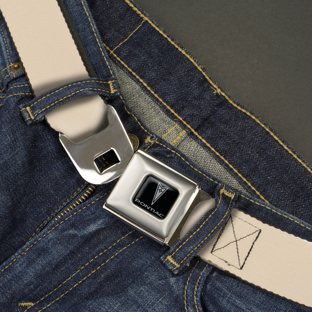 Pontiac Seatbelt Belt - Natural Webbing