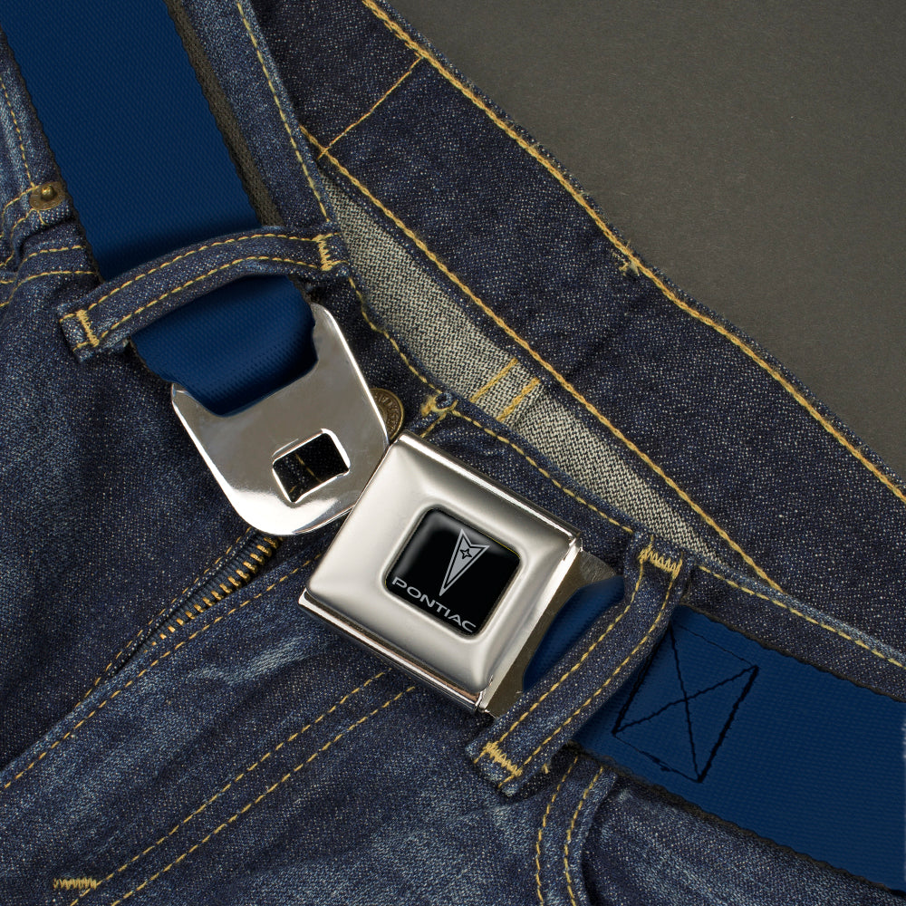 Pontiac Seatbelt Belt - Navy Webbing