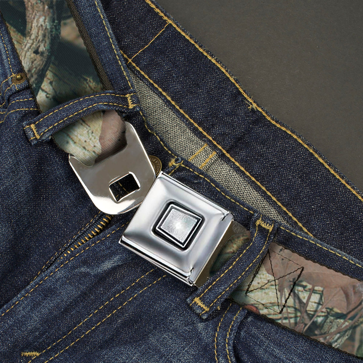 Starburst Seatbelt Belt - Mossy Oak Break-Up Infinity Webbing