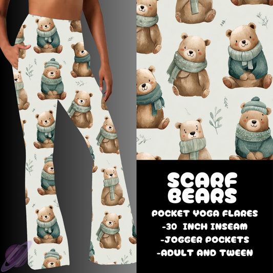 SCARF BEARS-YOGA FLARES 7-PREORDER DUE 10/2