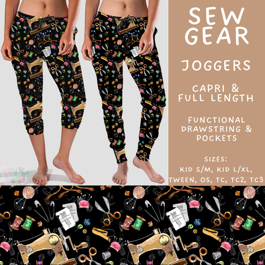 Batch #496 - Careers Collection 2 - Closes 2/25 - ETA late April - Sew Gear Full and Capri Length Joggers