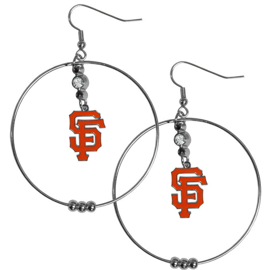San Francisco Giants 2" Hoop Earrings