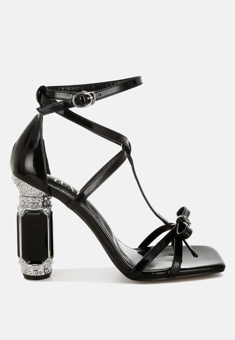 Affluence Jeweled High Heel Sandals