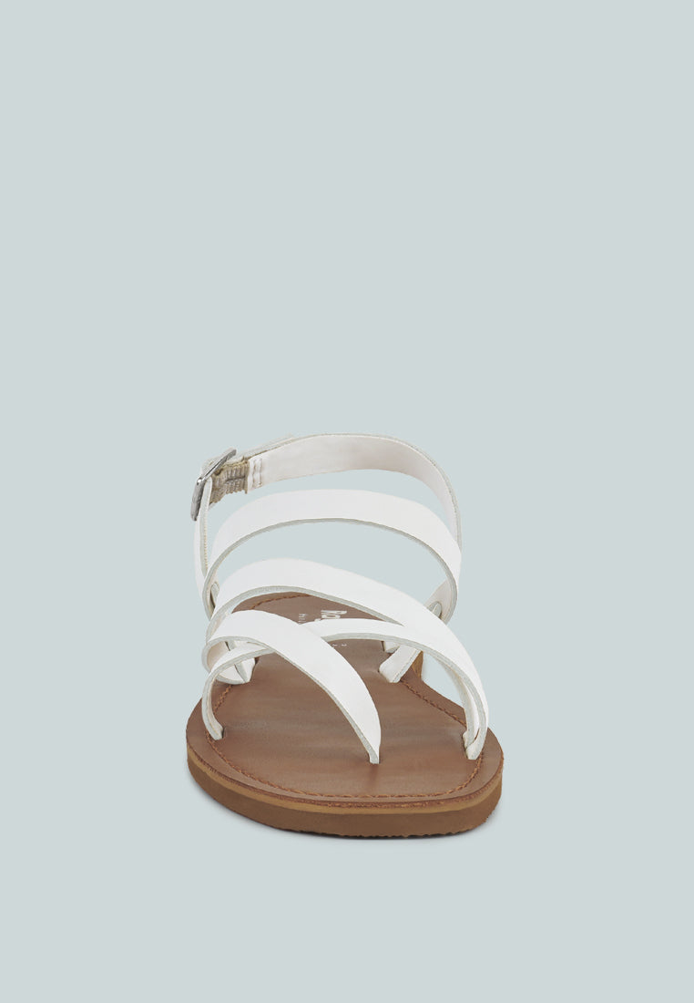 Sloana Strappy Flat Sandals