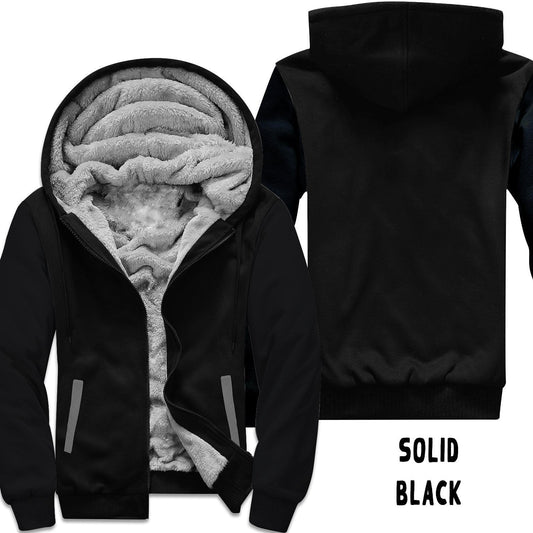 JACKET RUN 14-SOLID BLACK-FLEECE OR COTTON LINER-PREORDER CLOSING 12/16