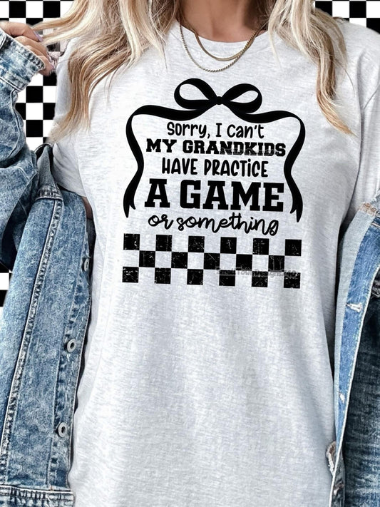 SORRY I CANT COLLECTION TEE (MULTIPLE OPTIONS)