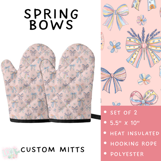 Batch #494 - Mama's Batch 2 - Closes 2/20 - ETA mid/late April - Spring Bows Oven Mitts