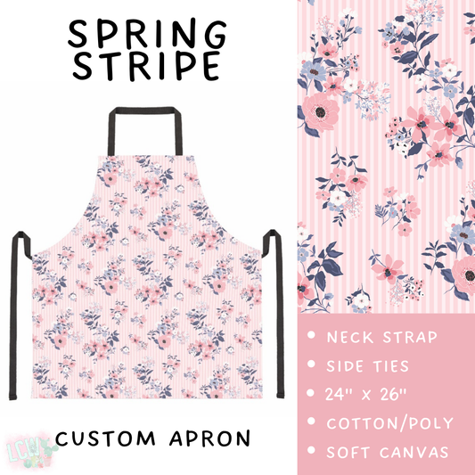 Batch #494 - Mama's Batch 2 - Closes 2/20 - ETA mid/late April - Spring Stripe Floral Apron