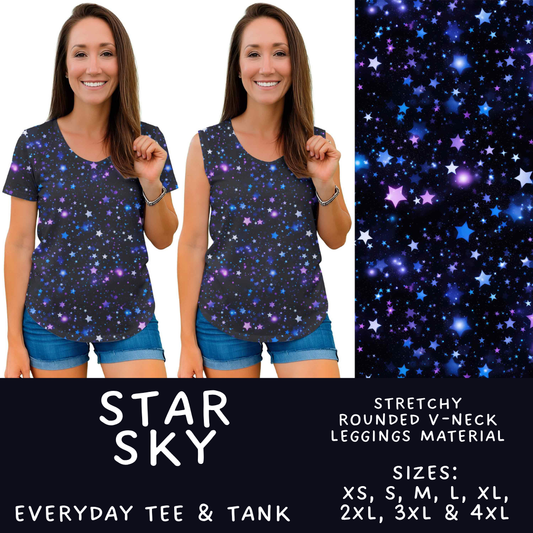 Batch #592 -  Fun Run 27 - Closes 9/30 - ETA late Nov - Star Sky Everyday Tank & Tee