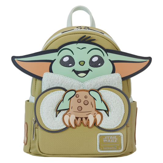 Loungefly Star Wars: The Mandalorian Grogu & Crabbies Cosplay Mini Backpack