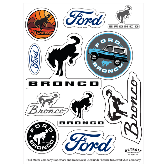 Sticker - Ford Bronco - Sheet
