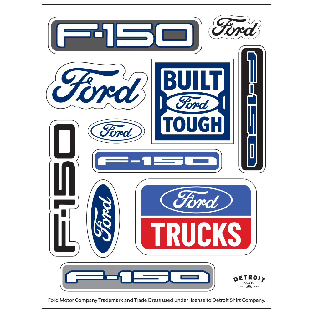 Sticker - Ford  F 150 - Sheet