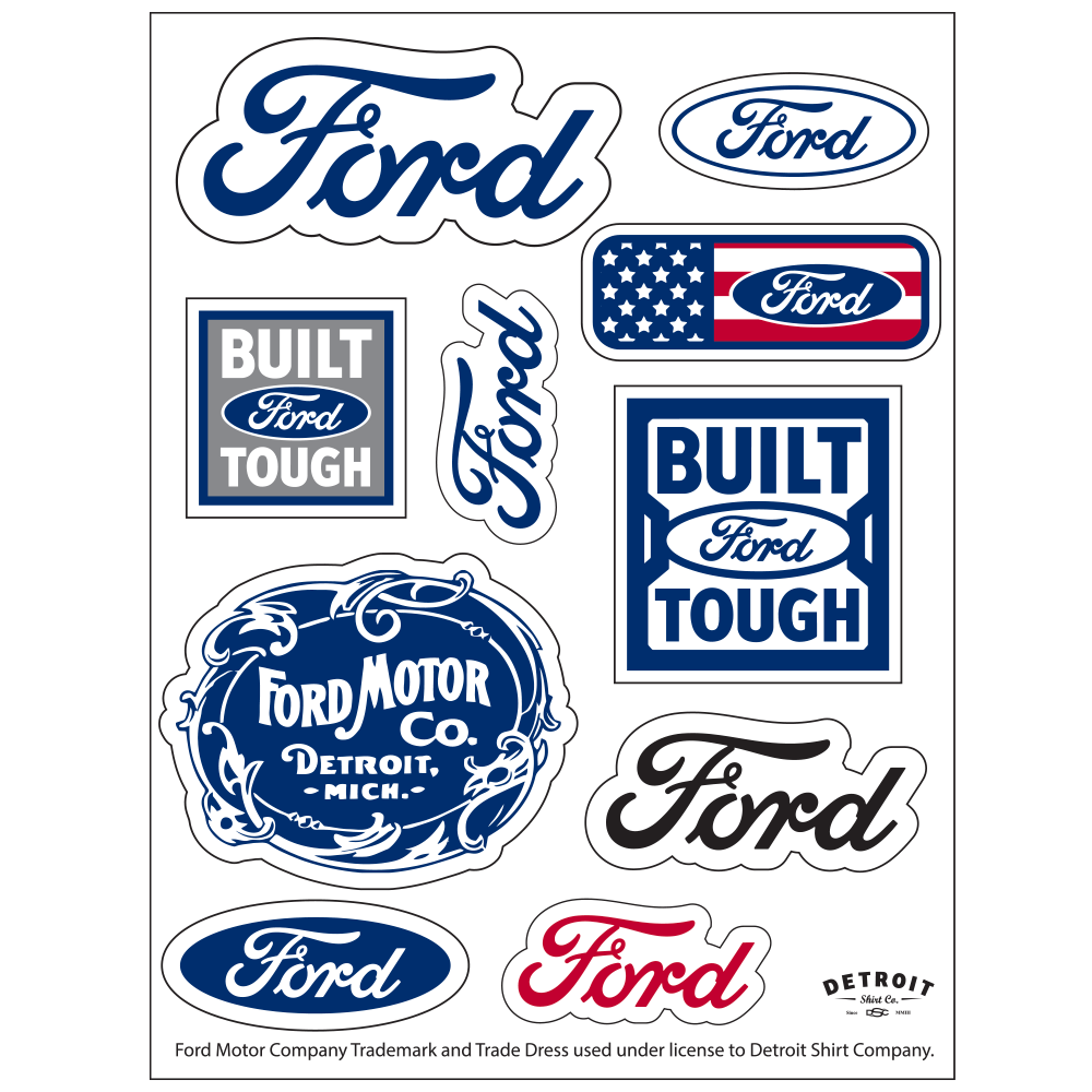 Sticker - Ford - Sheet