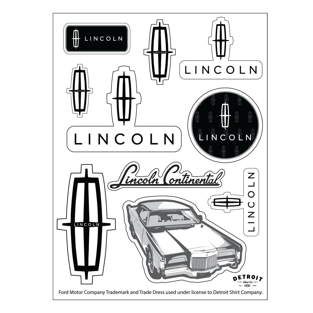 Sticker Sheet- Lincoln