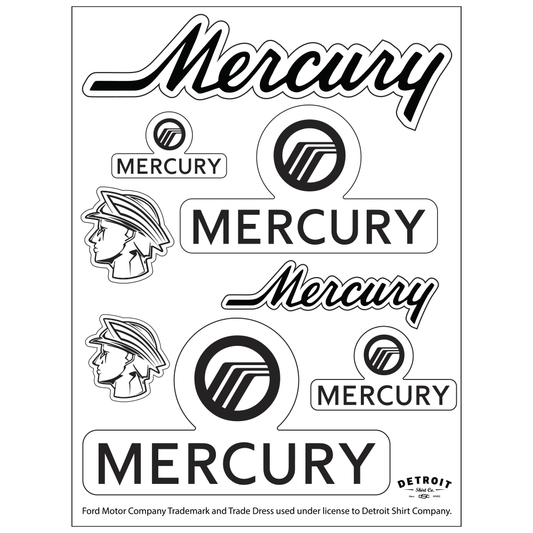Sticker Sheet - Mercury