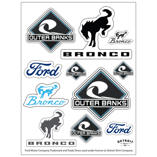 Sticker - Ford Bronco Outer Banks - Sheet