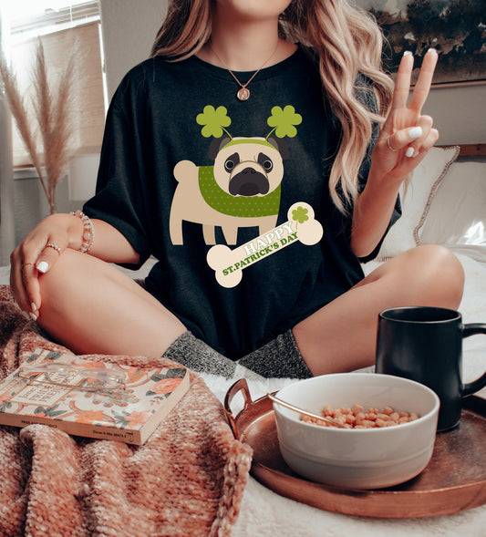 BATCH 70-ST PATTY DOGS- UNISEX TEE ADULTS/KIDS