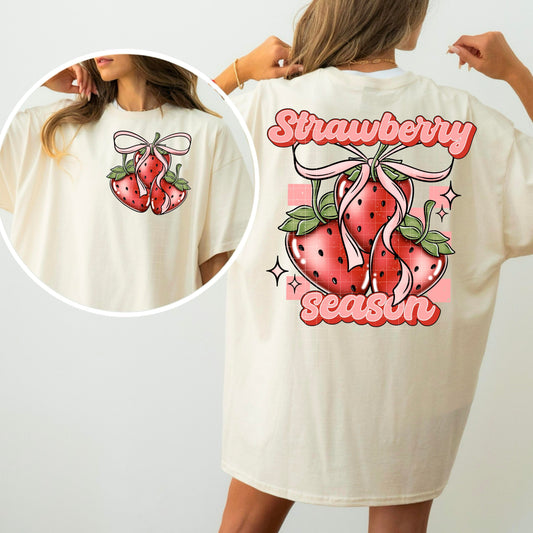 STRAWBERRY SEASON DOUBLE SIDED TEE